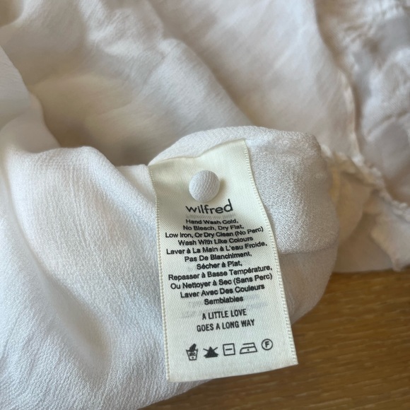 Wilfred Sevres White Jacquard Tank Top - Picture 5 of 7